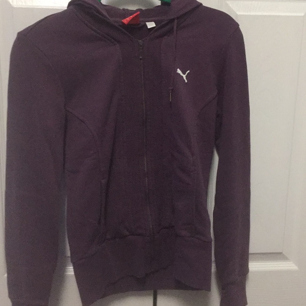 Purple puma athletic jacket
